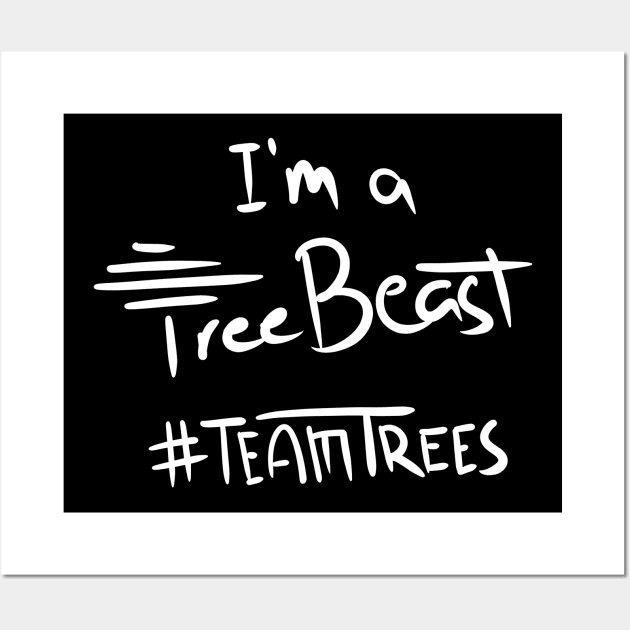 Authentic Tree Beast Team Trees Handwritten Wall Art by Kidrock96